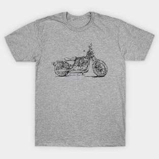 Sportster Iron 883 Sketch T-Shirt